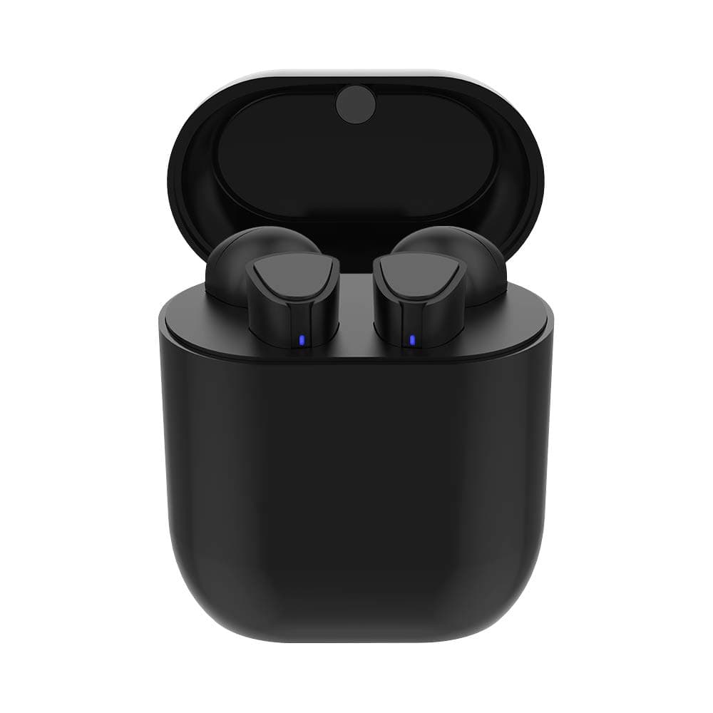 In Ear Bluetooth 5.0 Headphones, Wireless Earbuds, One-Button Control, up to 35 Hours of Playing Time, Deep Bass, HiFi 3D Stereo with Charger and Integrated Microphone for all Bluetooth Devices