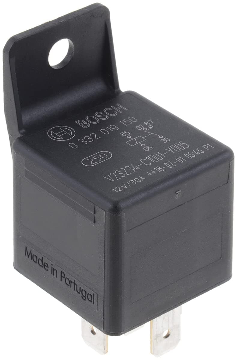 BOSCH 0332019150 Normal Open Mini Relay - 5 Pins, 12 V, 30 A - Single