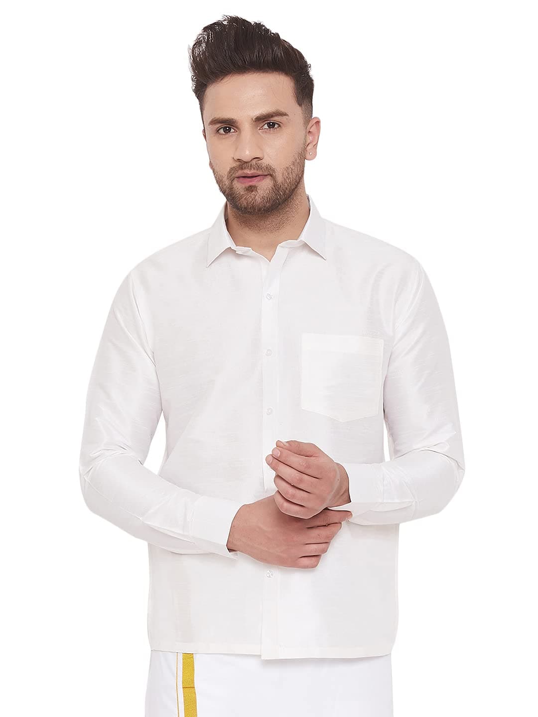VASTRAMAYMen VASMSH002BU Ethnic Shirt