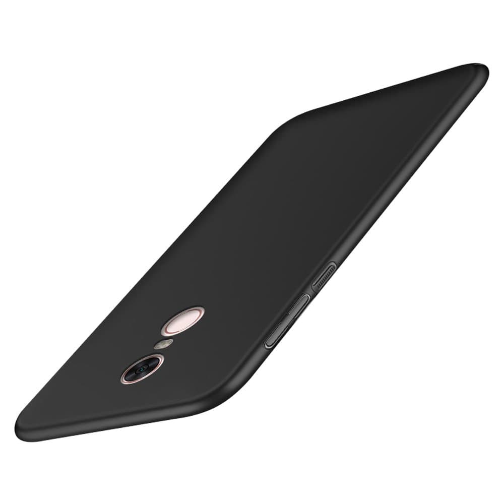 BLUGUL Xiaomi Redmi 5 Plus Case, Ultra-Thin, Premium Matte Finish Coating, Lightweight, Hard Cover for Redmi 5 Plus Black