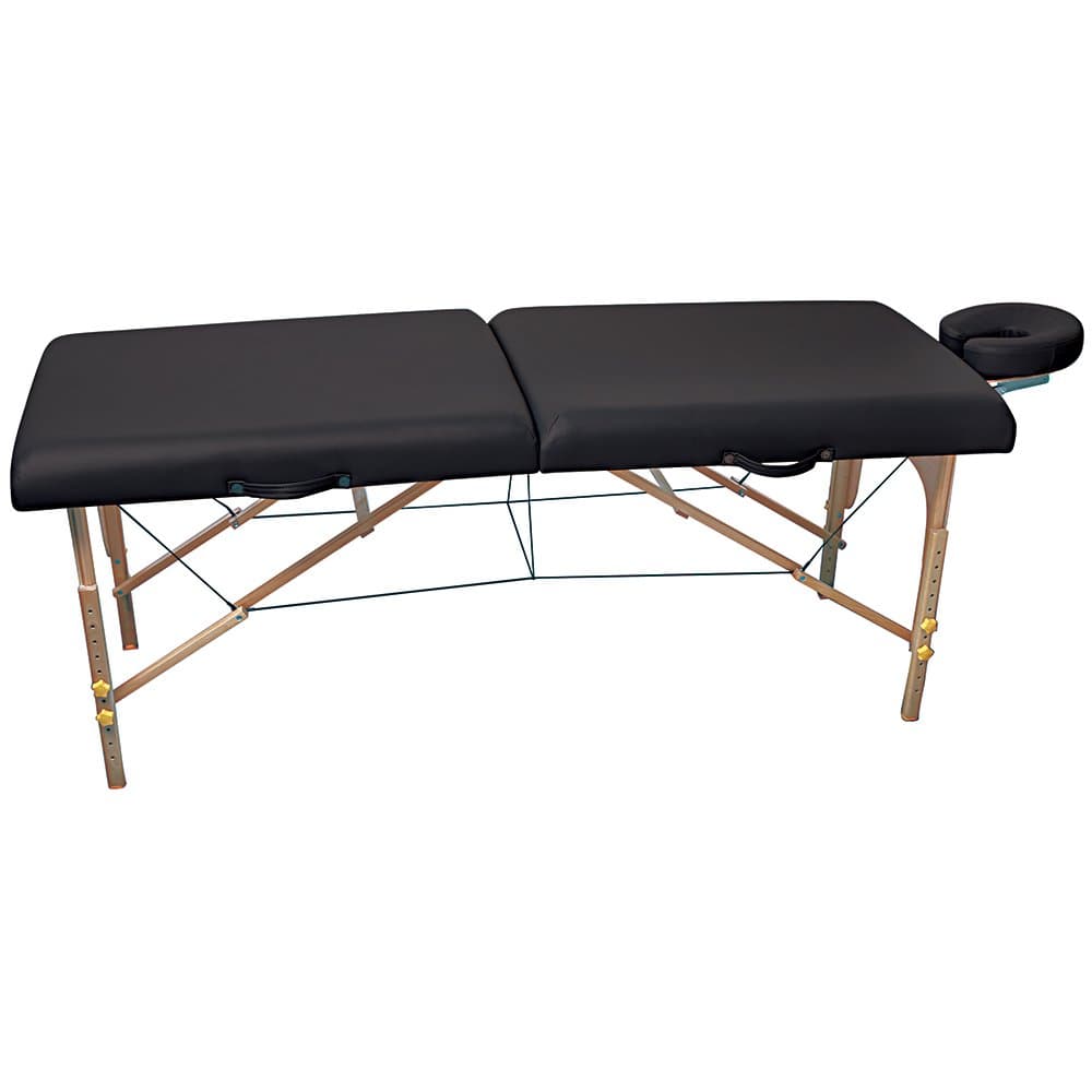 Massage Pro Folding Massage Bed, Black, 30 Inch