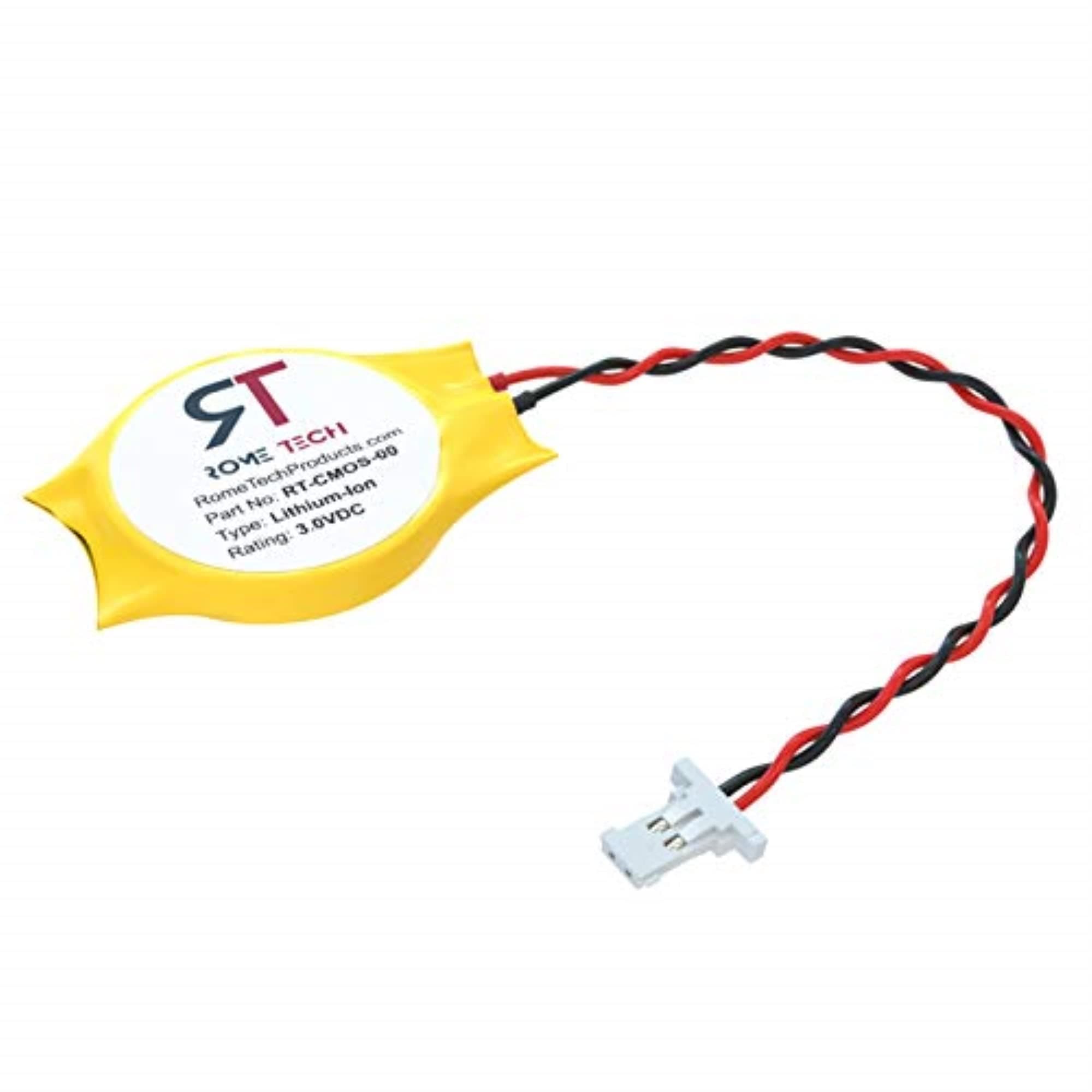 Rome Tech BIOS CMOS RTC CR2032 Lithium 3V Coin Battery for Dell Alienware Alpha & Alienware Steam Machine Desktop Yellow Light Fix - CR2032CL-23-2