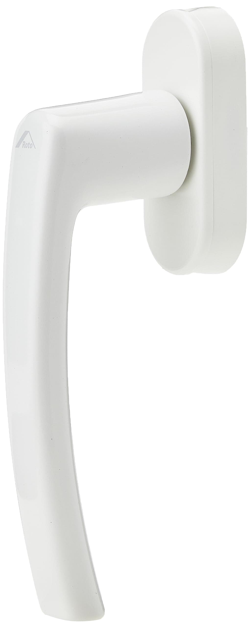 ROTO Window Handle rotoline, Concealed Screws, 7 mm x 30 mm, Aluminium Coating White, Pack of 1, 227790