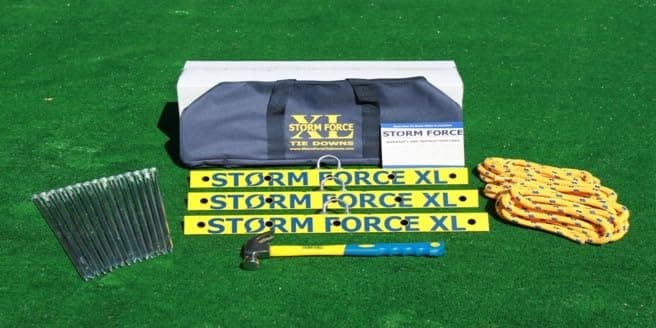 Aircraft Tie Down Anchoring System Kit. 24-Piece, Lightweight and Strong - Generation 2