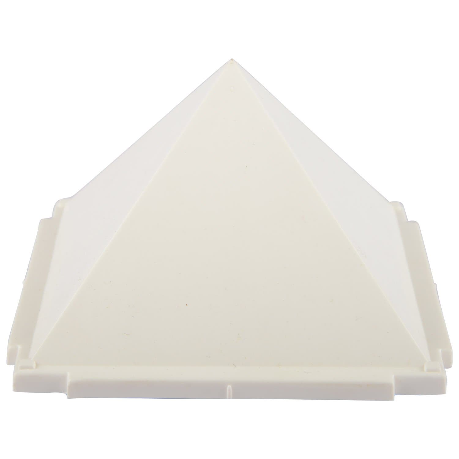 Jiten Pyramid Plastic Multier Advance Yantra (15 cm x 15 cm x 9 cm, White)