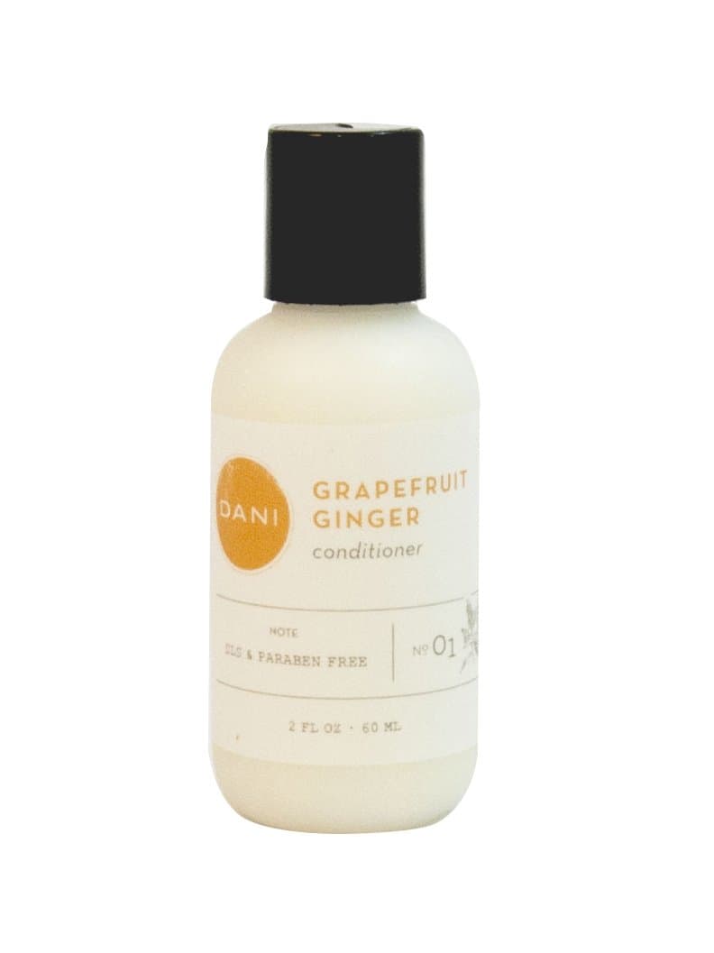 DANI All Natural Conditioner, Grapefruit Ginger, 2oz Travel Size