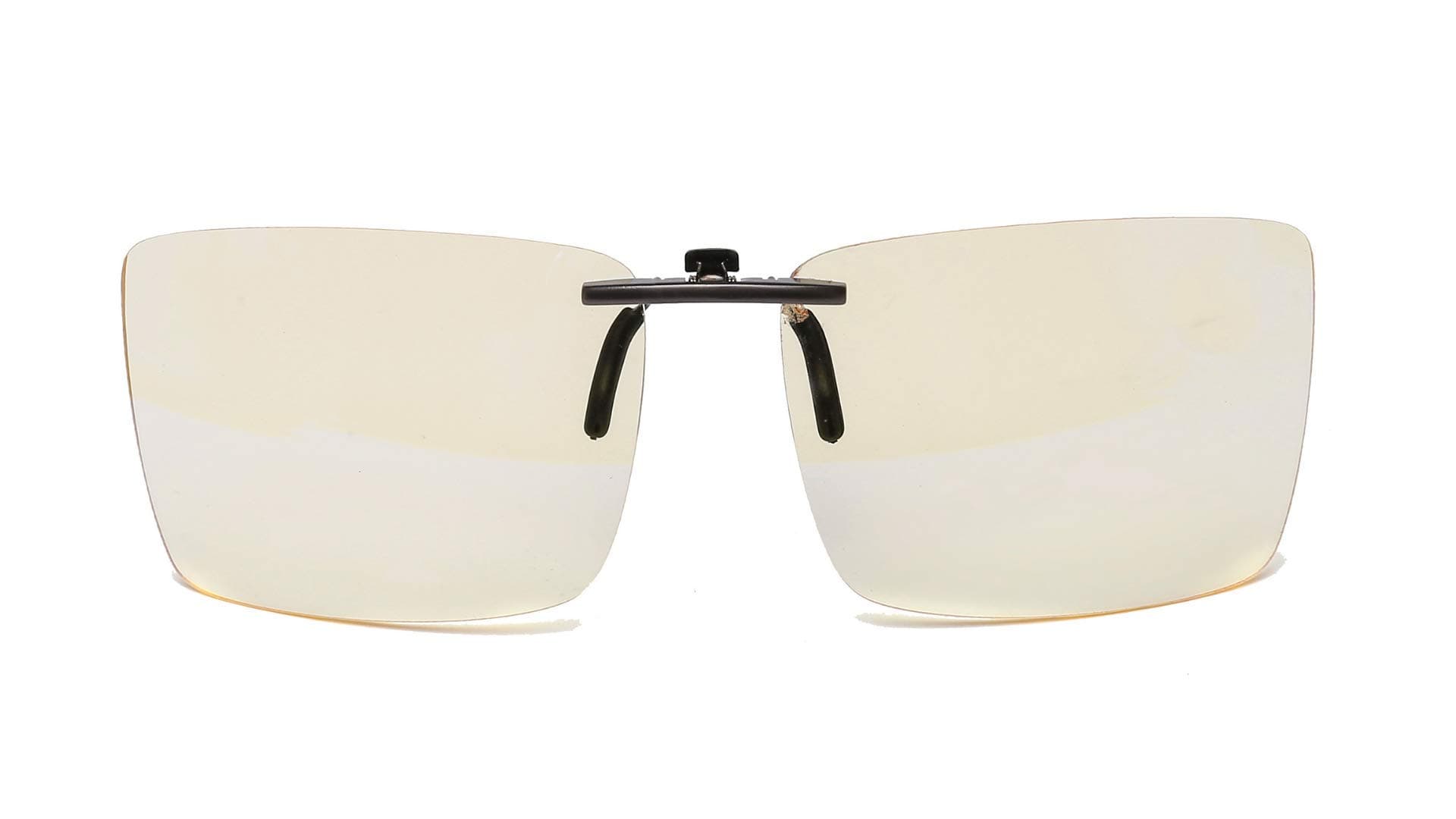 Vyzia Blue Light Blocking Clip-on Computer Lenses for Women and Men | Fits Over Glasses | Reduce Eye Strain, and Sleep Better | Anti-Blue Light Filter Clip for Dry Eyes Relief, and Digital Screens Use