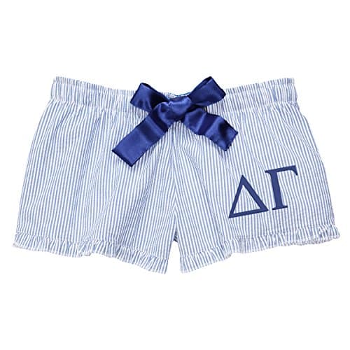Delta Gamma Seersucker Boxer Shorts