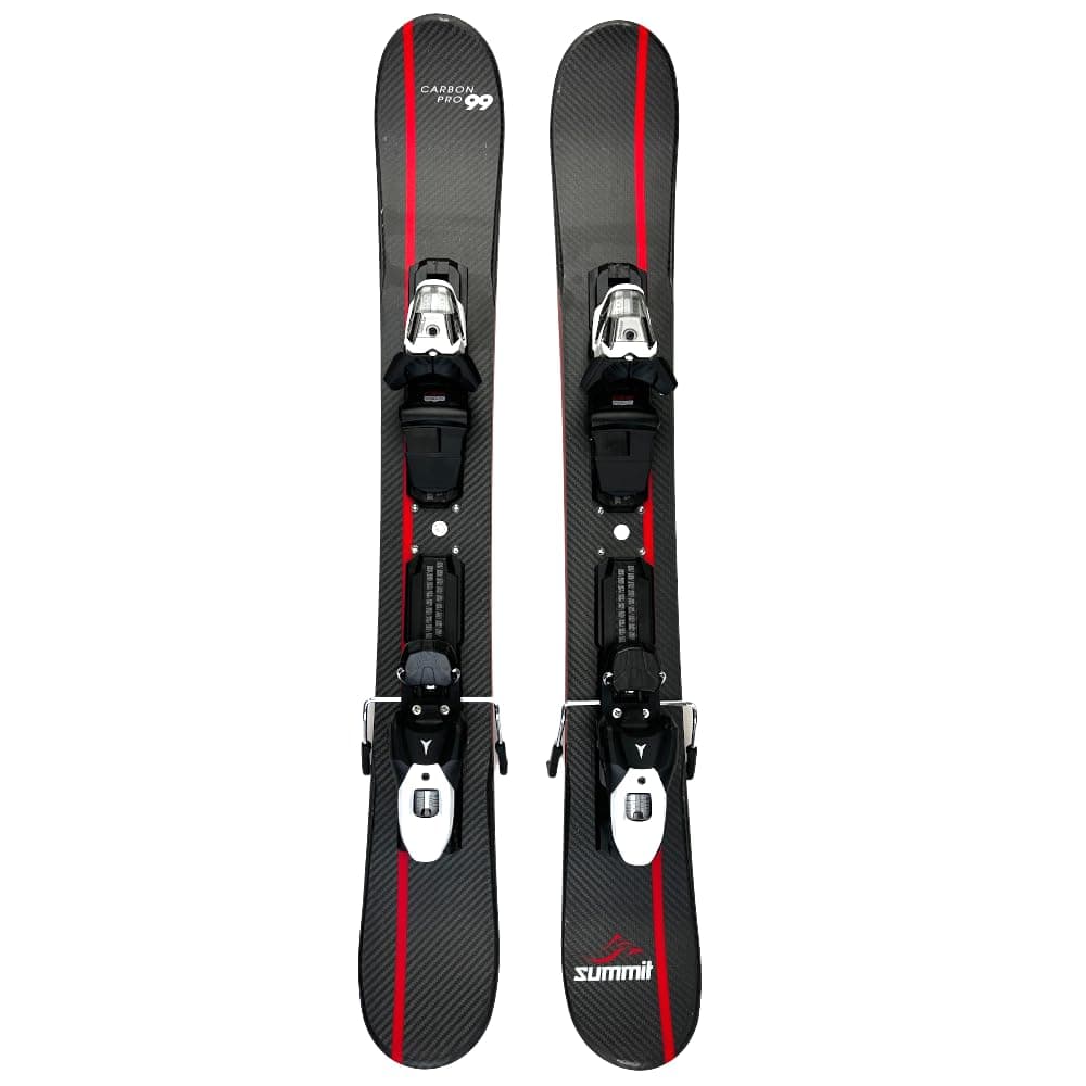 Summit Carbon Pro 99cm Skiboards Snowblades with Atomic M10 Release Bindings New