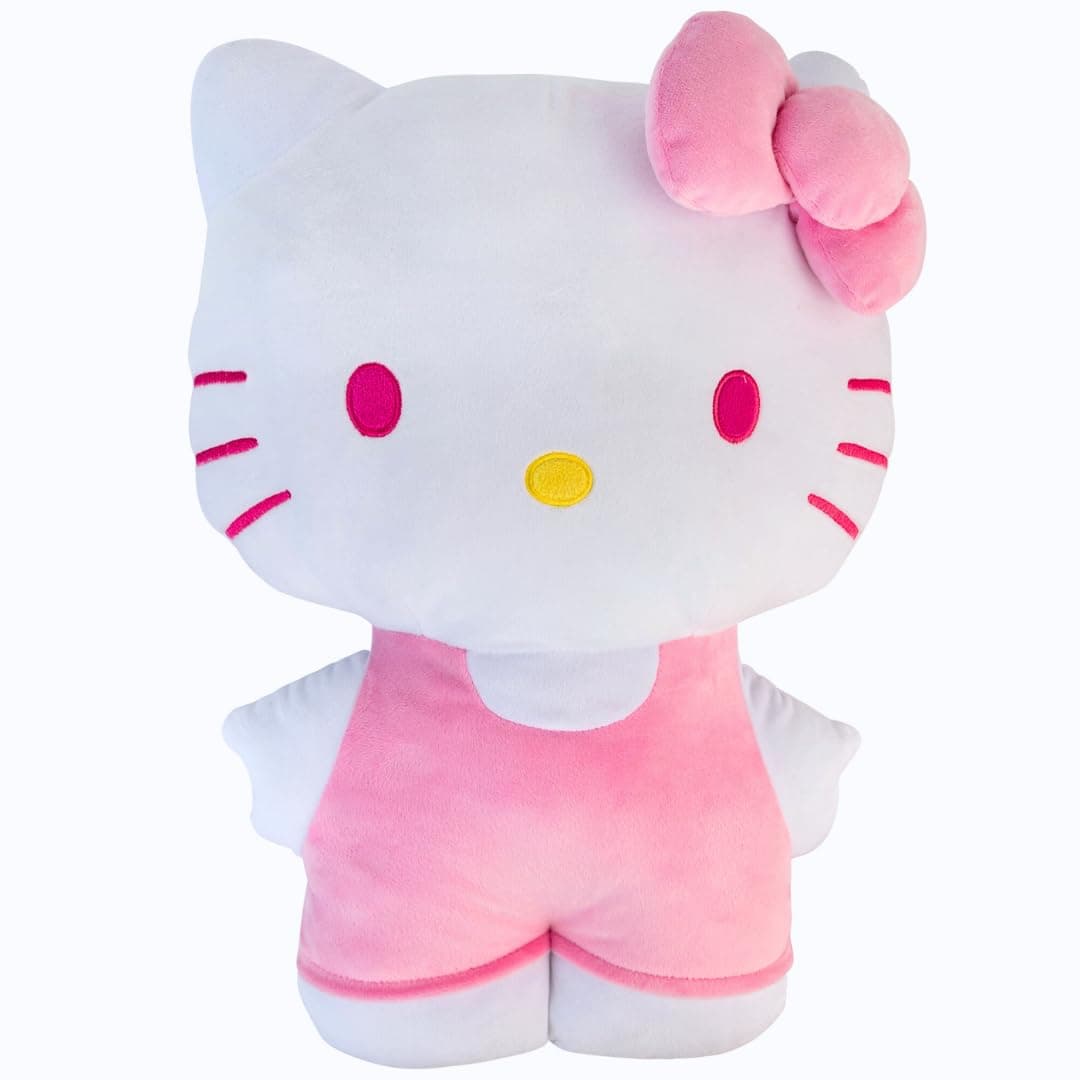 Franco Kids Bedding Super Soft Plush,Polyester Cuddle Pillow Buddy, One Size, Hello Kitty