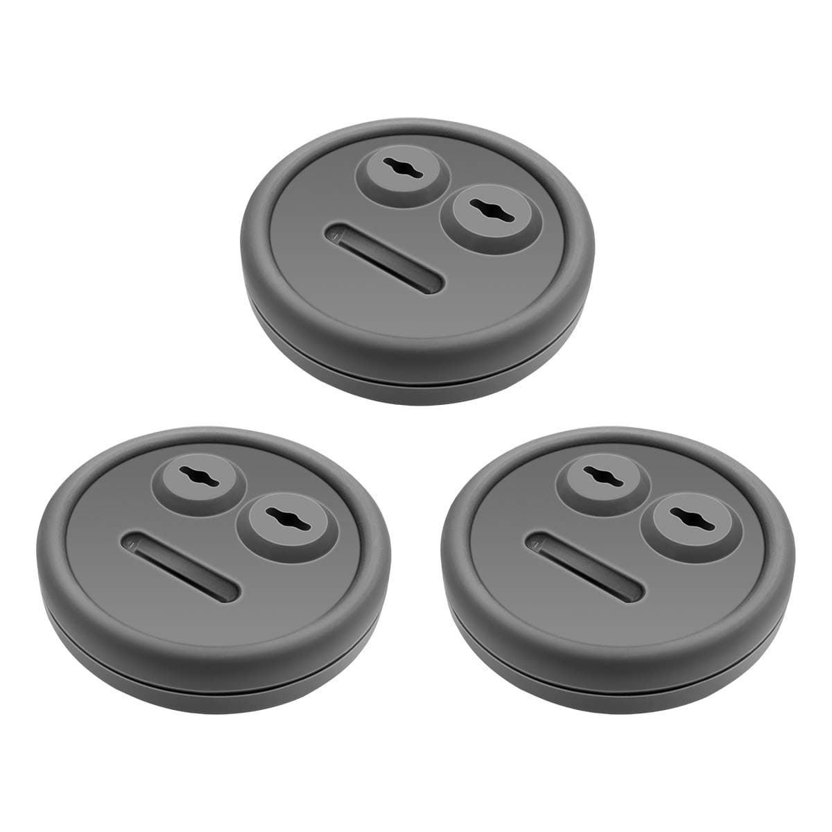 3 Pack Meat Thermometer Probe Grommet for Grill, Replacement for Weber 85037 Smokey Mountain Cookers Accessories, and Other Grills Probes Port