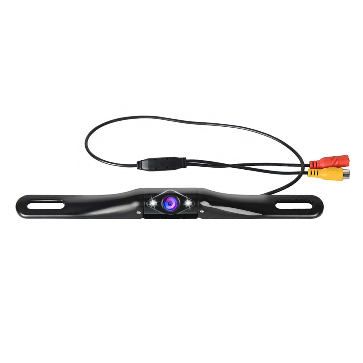 Tiker Car Rear View Backup Camera 2 led Night Vision 170° Viewing Angle Waterproof HD License Plate Frame Camera