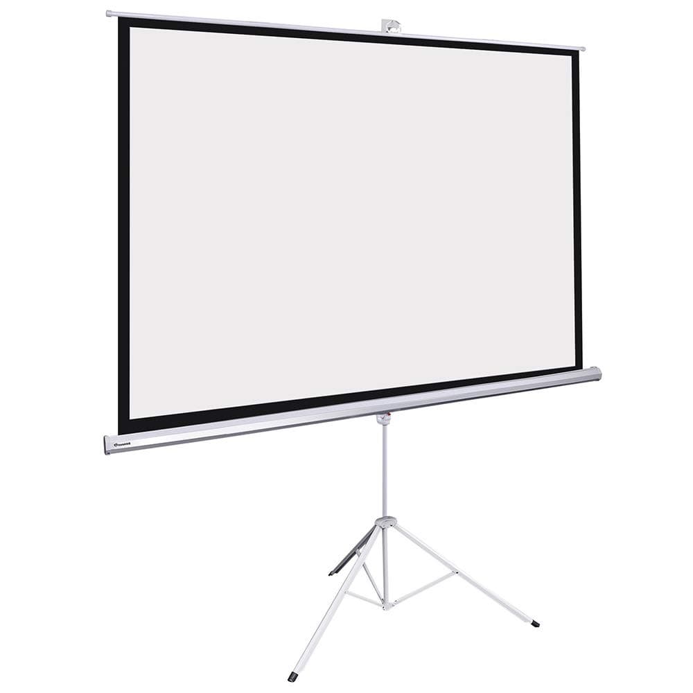 Instahibit 120" Diagonal 4:3 Projection Screen 96" x 72inches Foldable Tripod Stand White