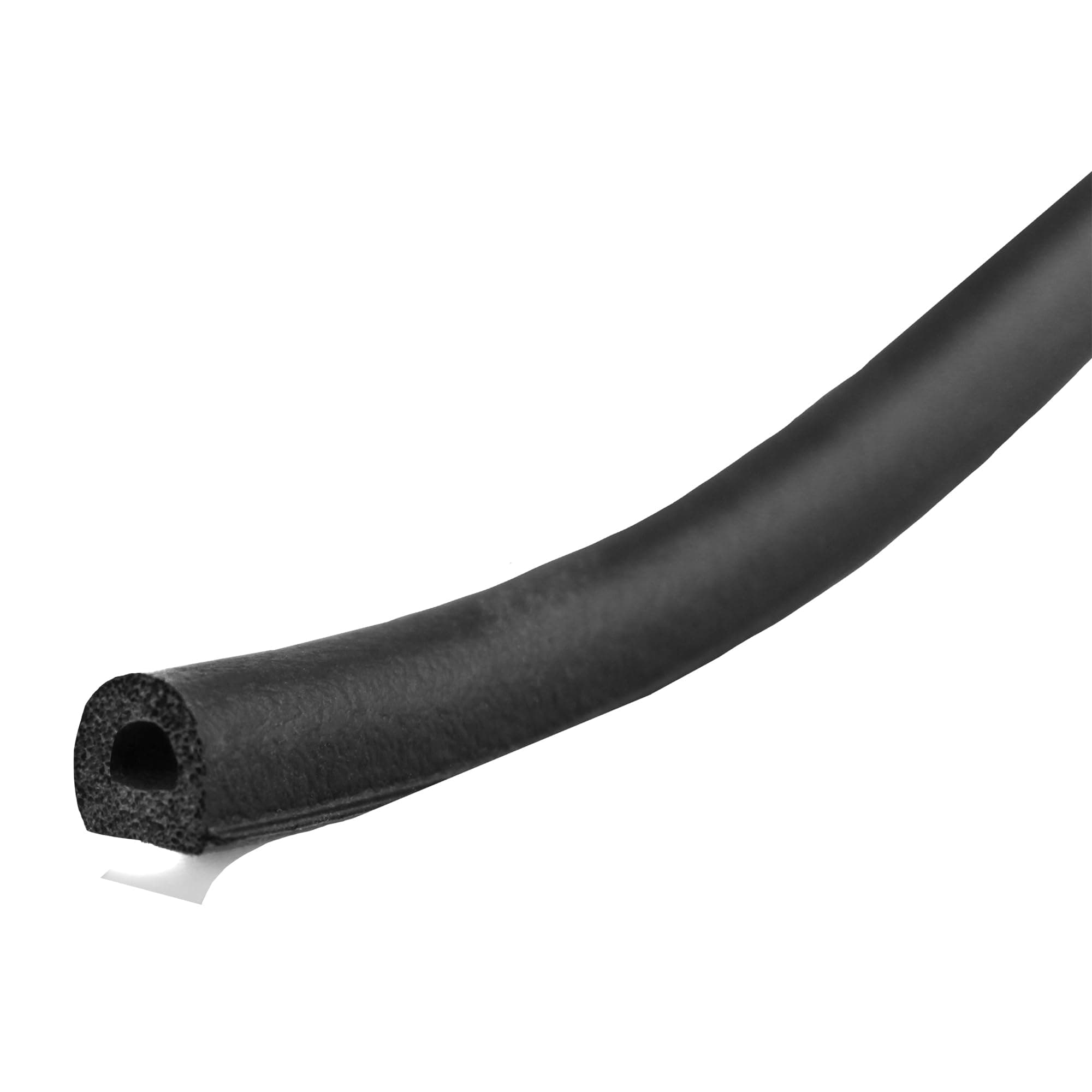 M-D Building Products 01025 17 ft. Black Small Rubber Auto & Marine Weatherseal for All Climates