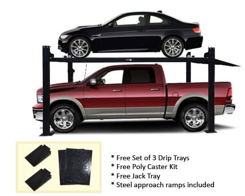 Car-Park-8-Plus 4 Post Storage Parking Car Lift Extra Tall 8,000 lb