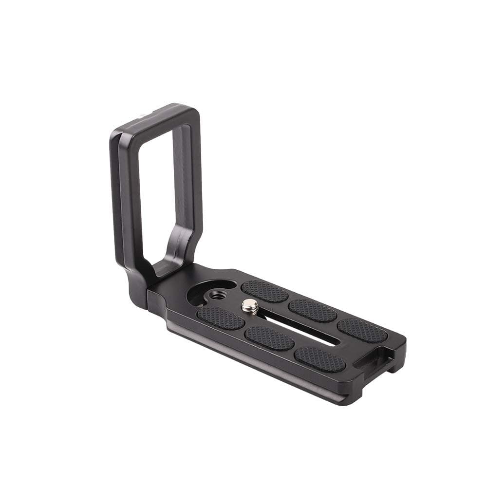 Camera L Bracket Vertical Horizontal Switching Video Shooting Quick Release Plate with 1/4 Inch Screw Compatible with Canon Sony Nikon SLR DSLR Camera
