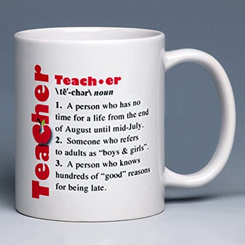11 oz. Personalized Whimsical Teacher Coffee/Tea Mug ~ Can be customized