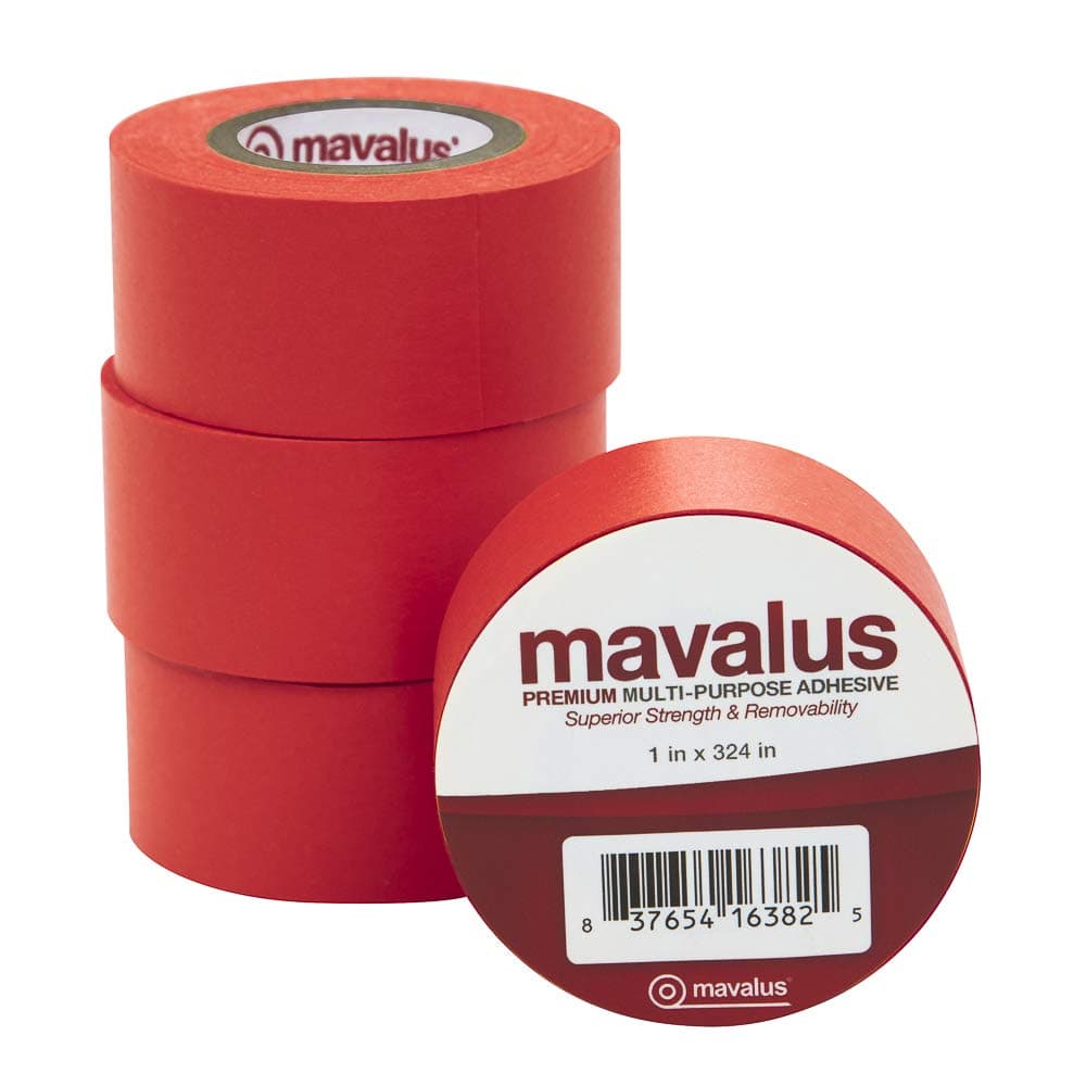 Mavalus Tape 1" Wide X 324" 4-Pack - Red