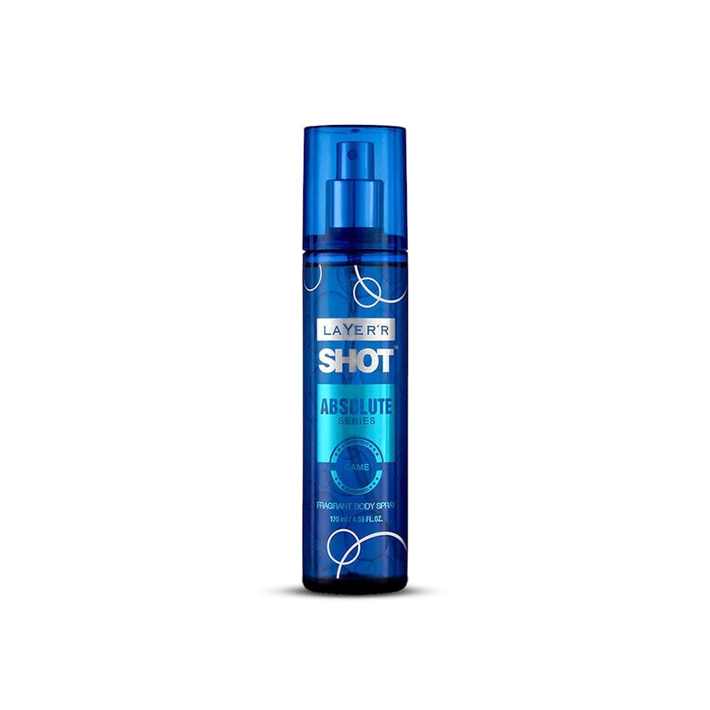 Layer'r Shot Absolute Series Game Body Spray, 135ml