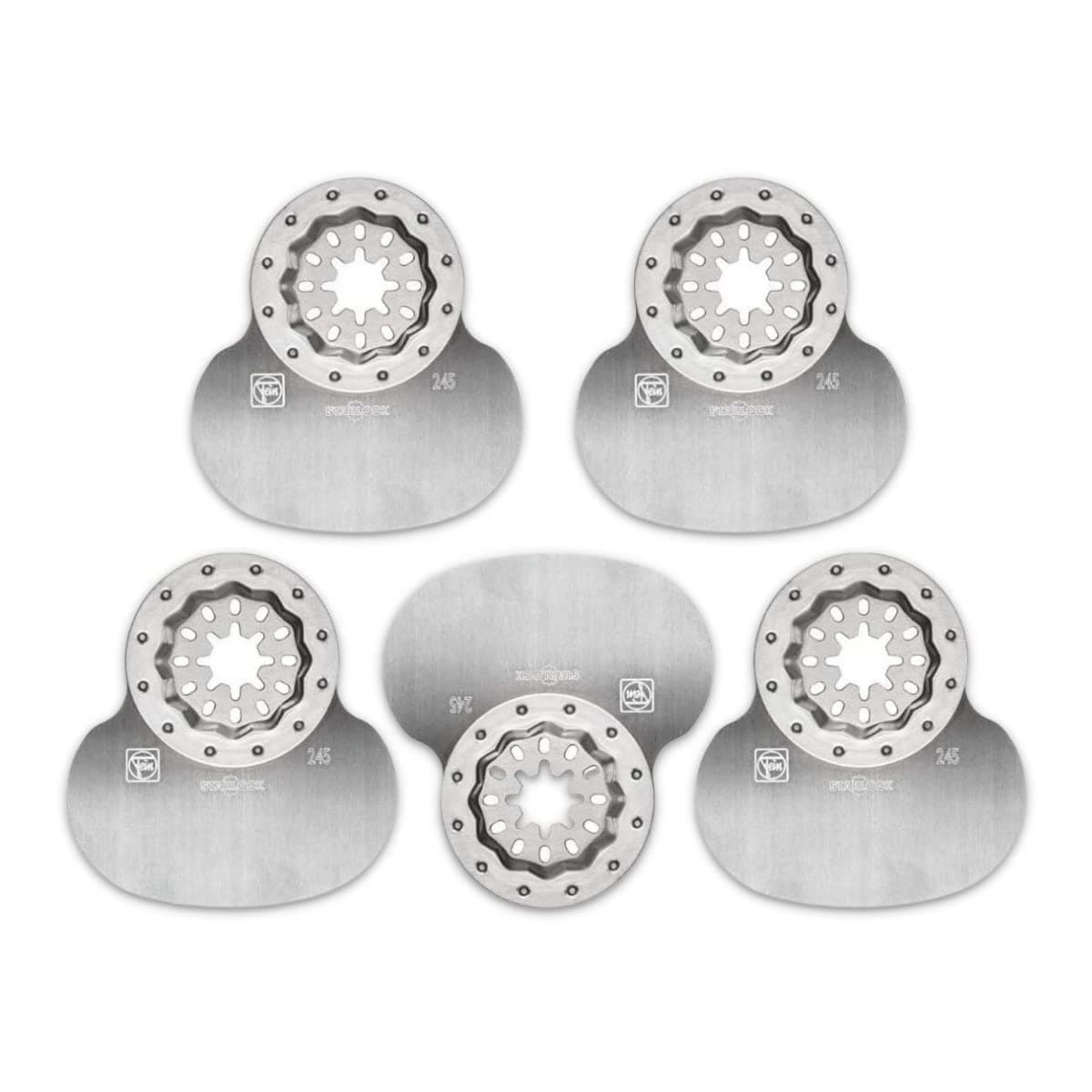 Starlock Cutter Blade for Precision Cutting on Silicone and Soft Glazing Compound - Smooth, Clean Cuts on MultiMaster Tools, Mushroom Shape, 5-Pack - 63903245230