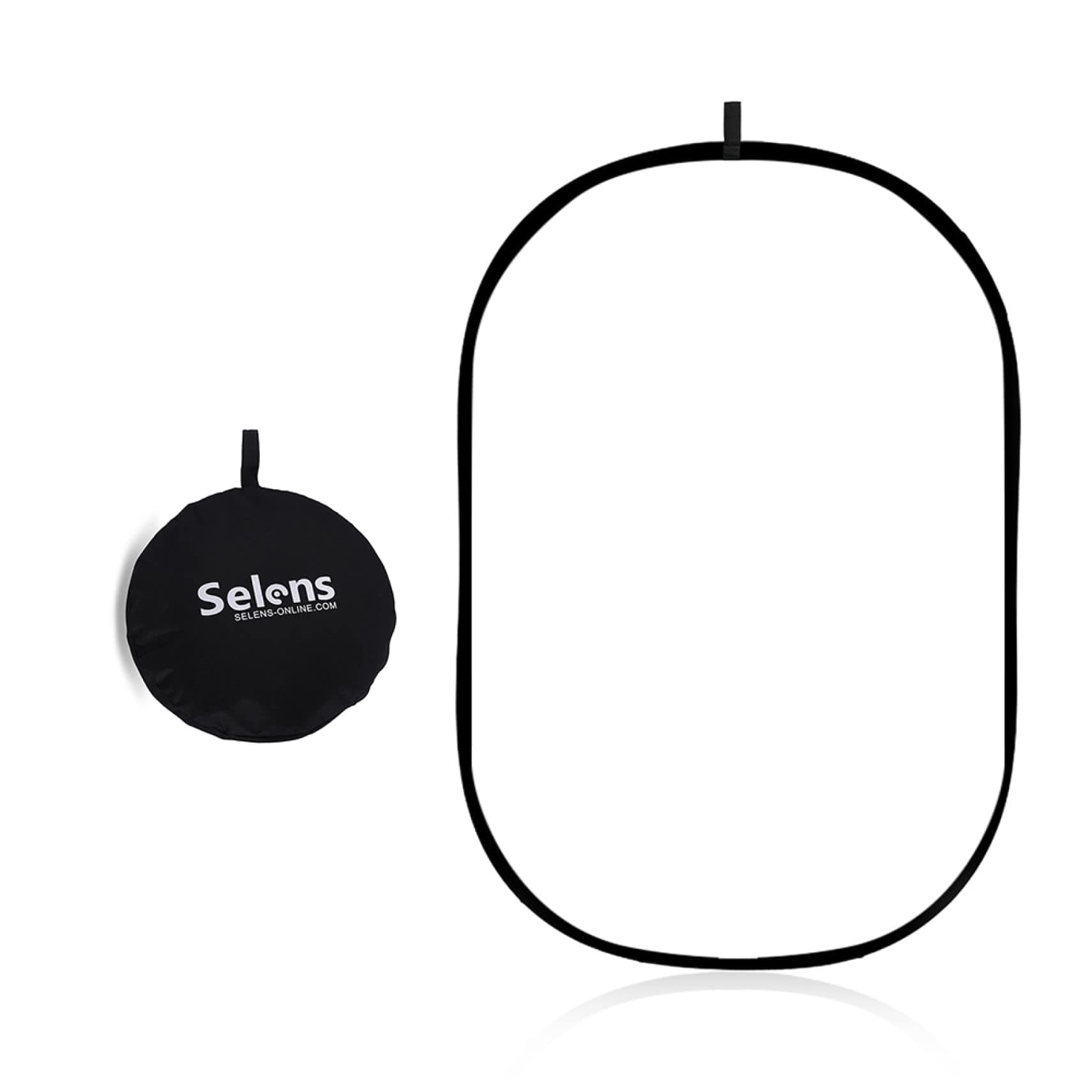 Selens Oval Light Reflector Diffuser, 47x70.8inch/120x180cm Collapsible Soft Light Diffusion with Portable Carrying Bag for Photo Studio & Outdoor Lighting