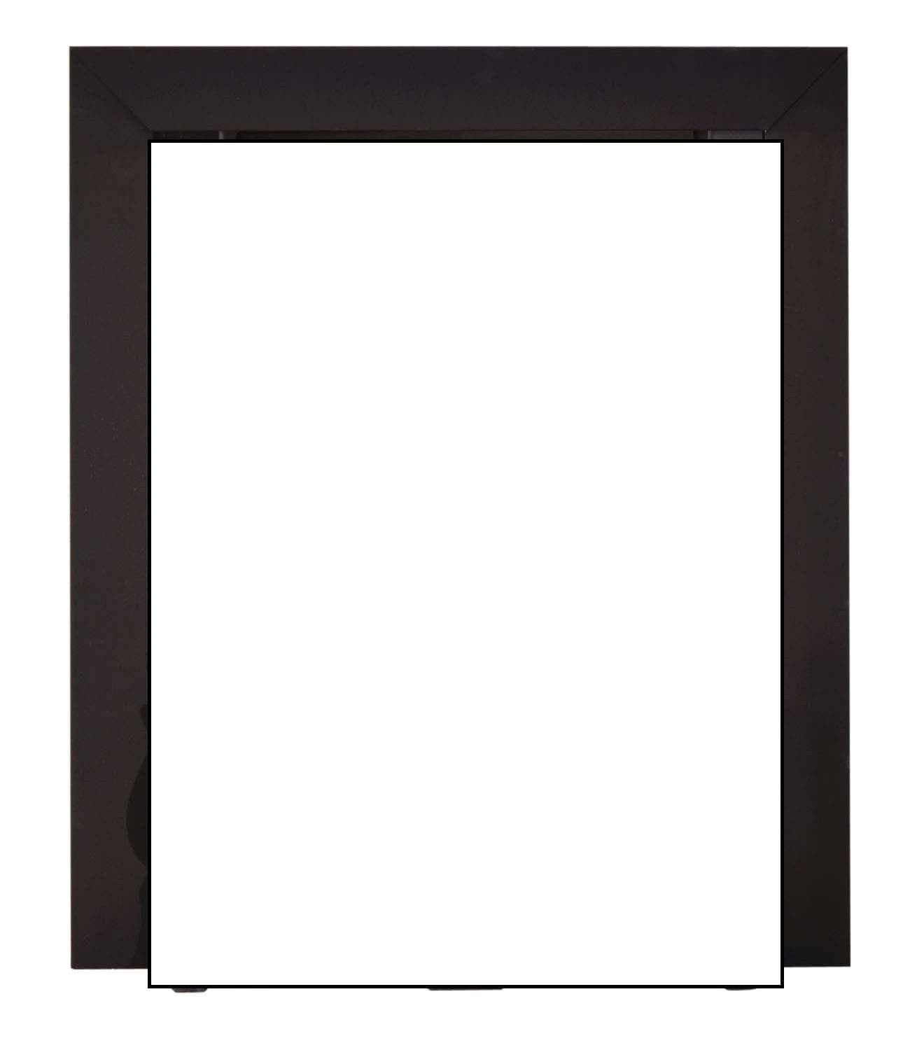 Winther Brown Magnetic Replacement Black Fire Trim Frame for Gas or Electric Fire