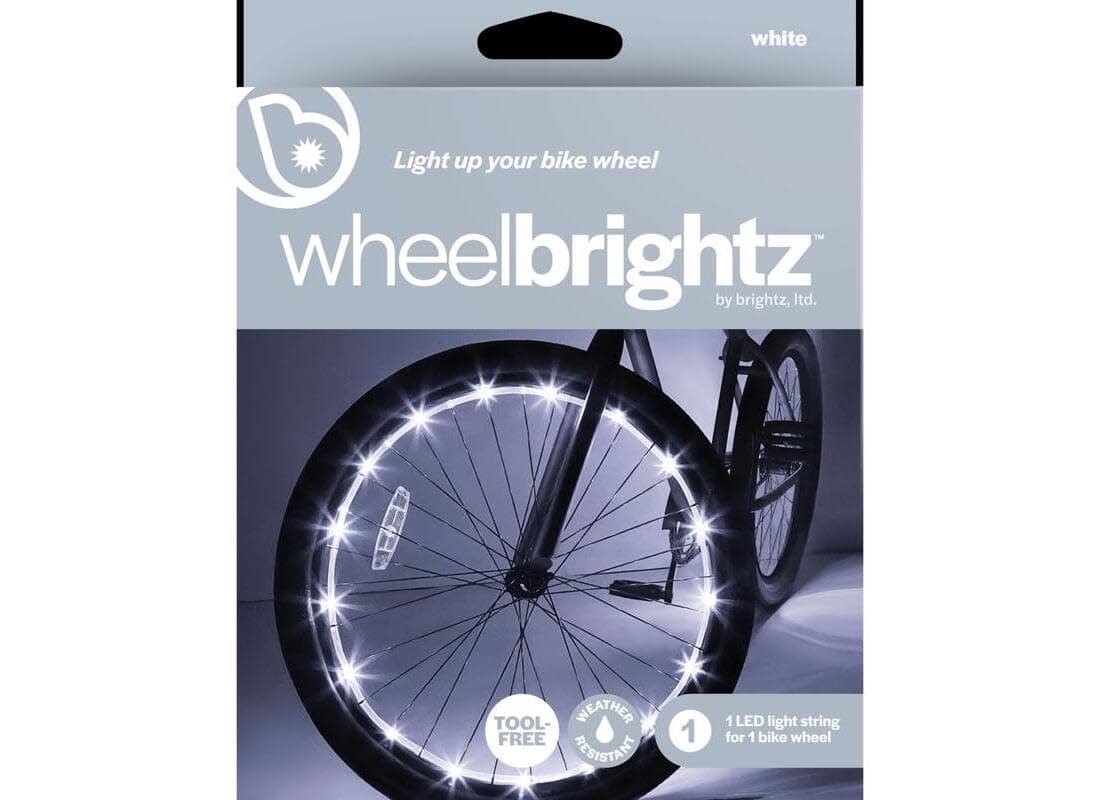 Wheel Brightz Lightweight LED Bicycle Safety Light Accessory White