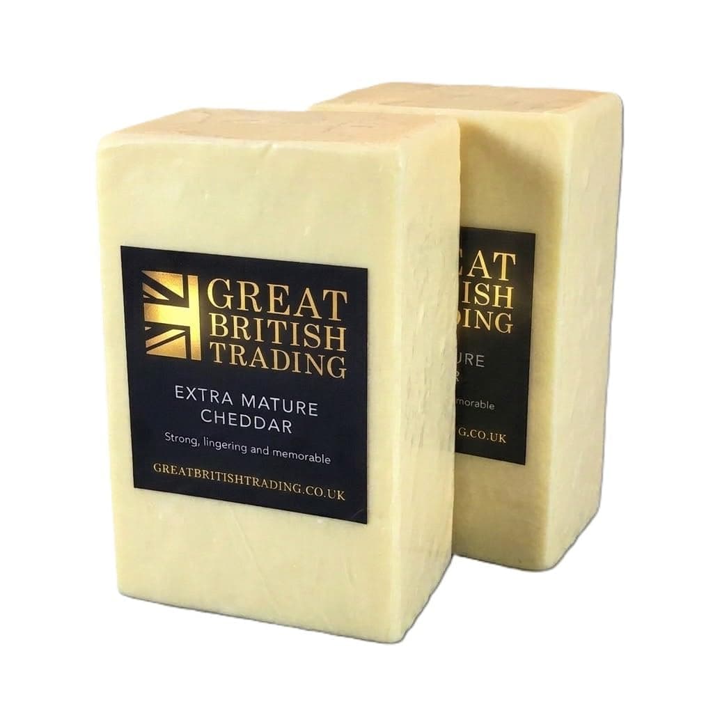 Extra Mature Cheddar Cheese from Great British Trading 2 x 1kg