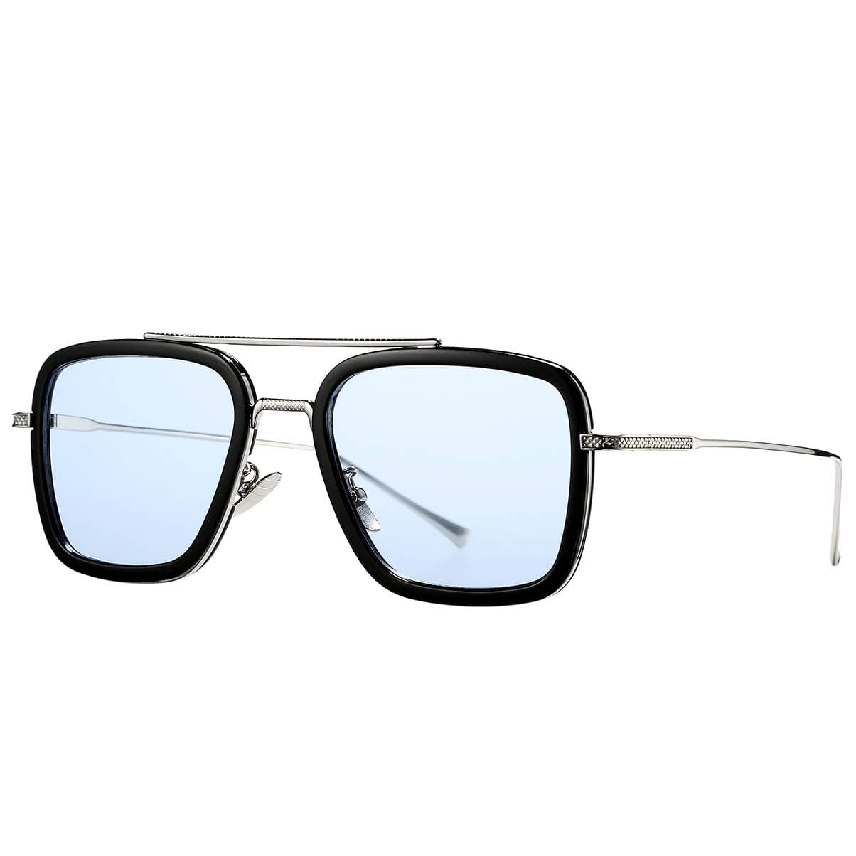 Vintage Square Metal Frames Sunglasses