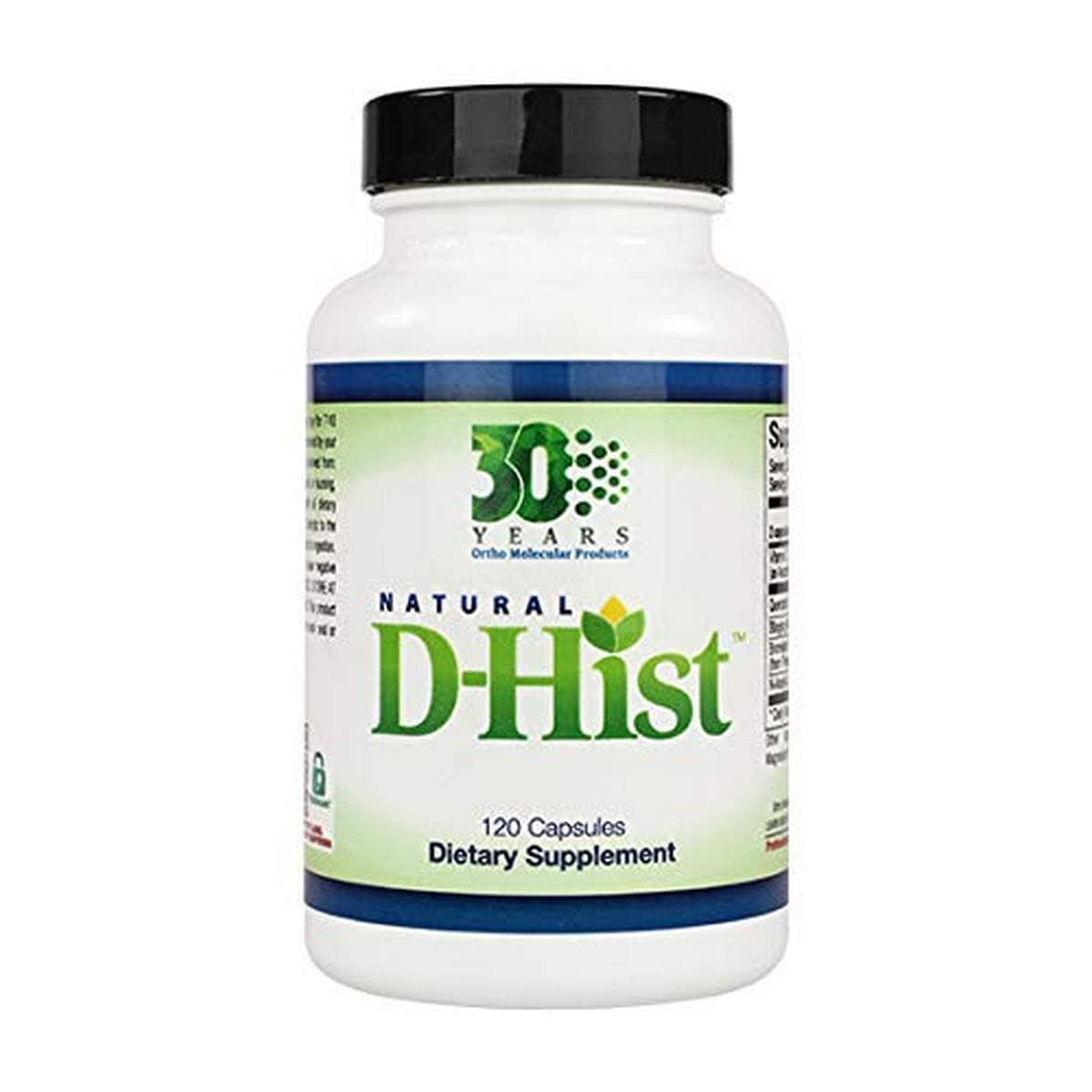 Ortho Molecular Products Natural D-Hist - 120 Capsules