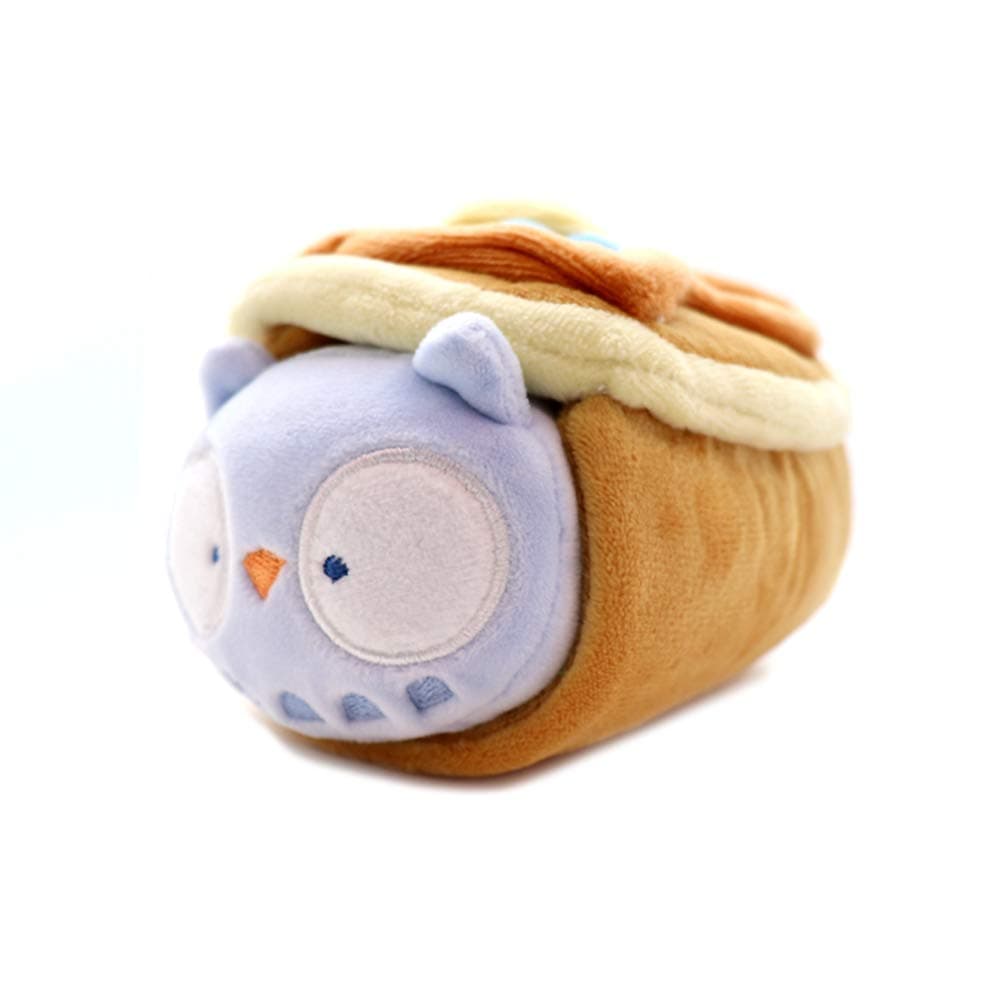 Coosy Aniroll Mochi Soft Squishy 6" Small Plush with Blanket Small Blue ANI
