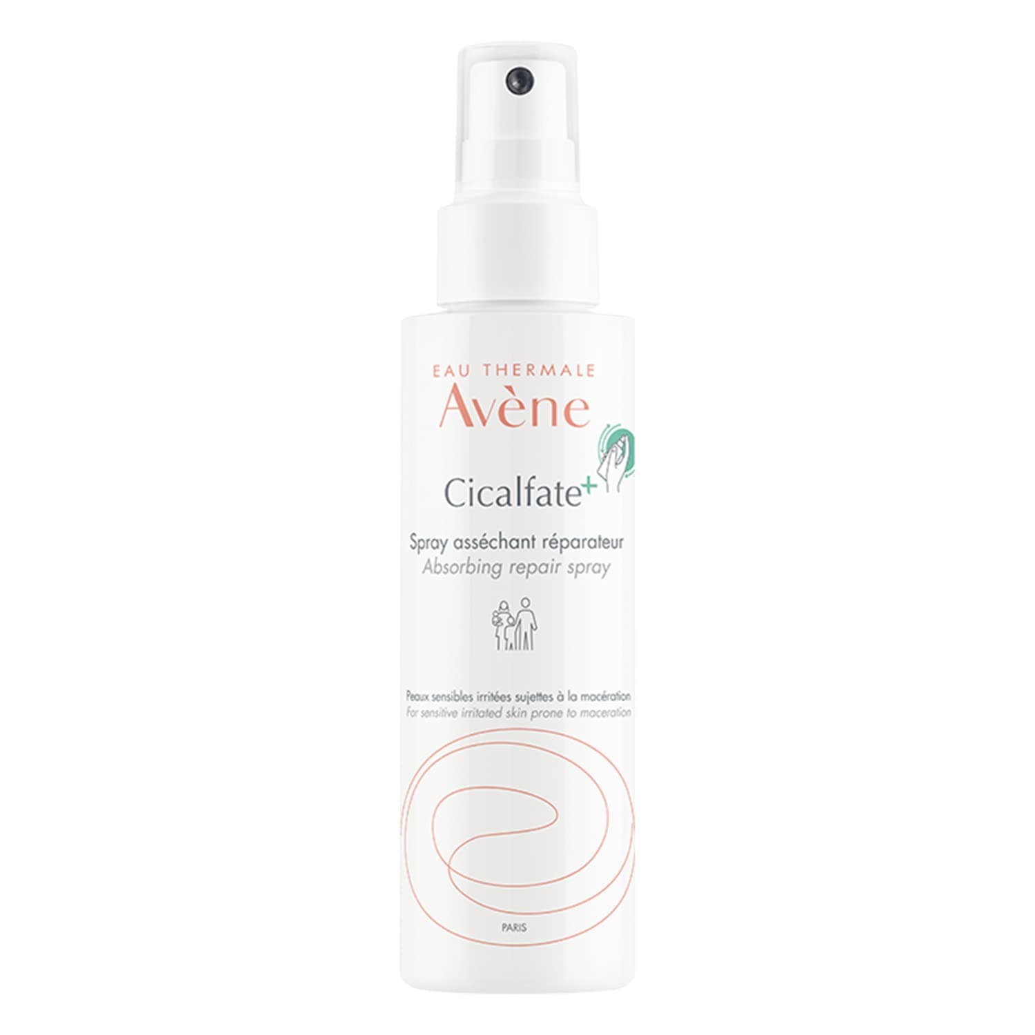 Eau Thermale Avene Cicalfate - Absorbing Repair Spray for Sensitive Irritated Skin Prone to Maceration - 100ml Spray