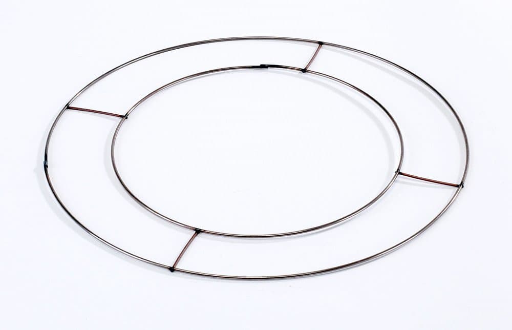 20 x Flat Wire Wreath Rings 10" (25cm) Diameter