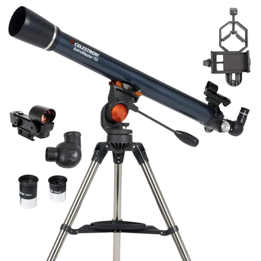 AstroMaster 70AZ Telescope with Smartphone Adapter