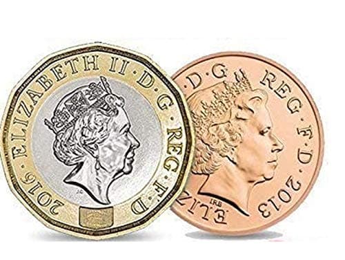 COIN UNIQUE NEW VERSION - POUND AND PENNY TRICK WITH 12 SIDED NEW POUND COIN - CLOSE UP MAGIC TRICK