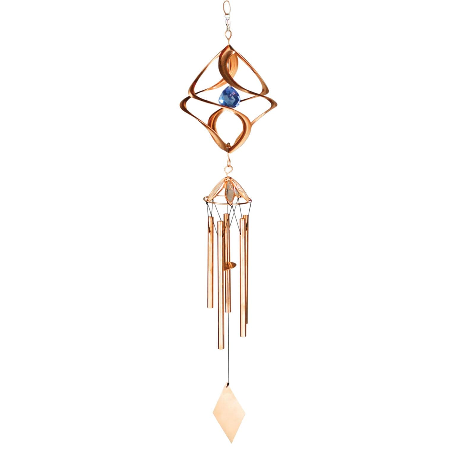 Red Carpet Studios Cosmix Copper and Blue Wind Chime