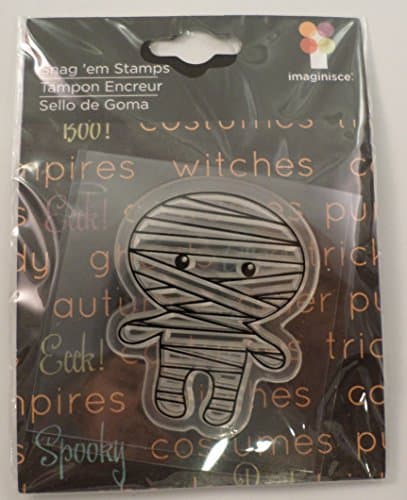 Imaginisce Halloween Mummy Cling Clear Rubber Stamp