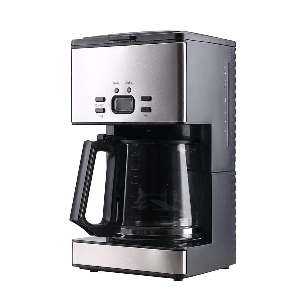 SWIGM 12-Cup Coffee Maker,Stainless Steel-Black