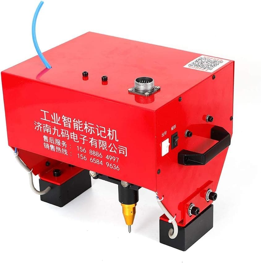 Pneumatic Dot Peen Marking Machine,Portable Marking Machine Metal Pneumatic,Electric Dot Peen Engraving Marking Machine for Make Letters Serial Numbers VIN Codes Number