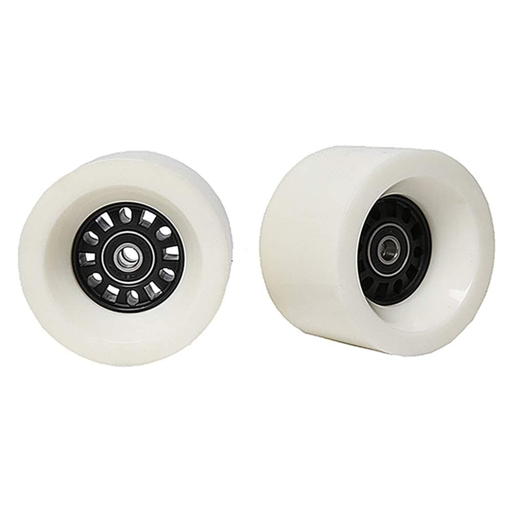Longboard Wheels with ABEC 7 Bearings and Spacers (Set of 4