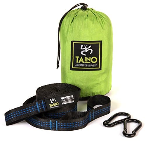 Double Hamaka Hammock Bundle with Quickstraps (Green/Grey)