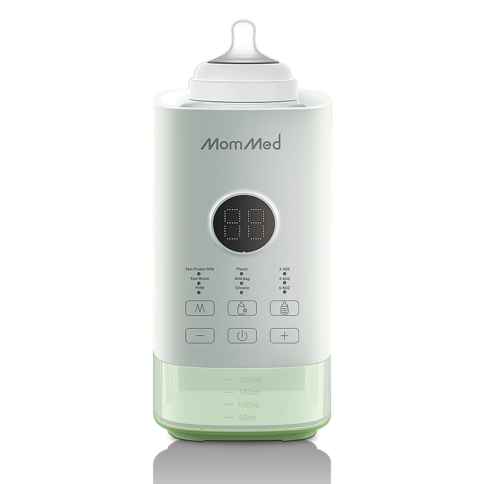 MOMMED Bottle Warmer, Fast Bottle Warmer with Accurate Temperature Control and Automatic Shut-Off,Fast Bottle Warmers for All Bottles with Breastmilk or Formula.Plug in and use! Not Rechargeable!