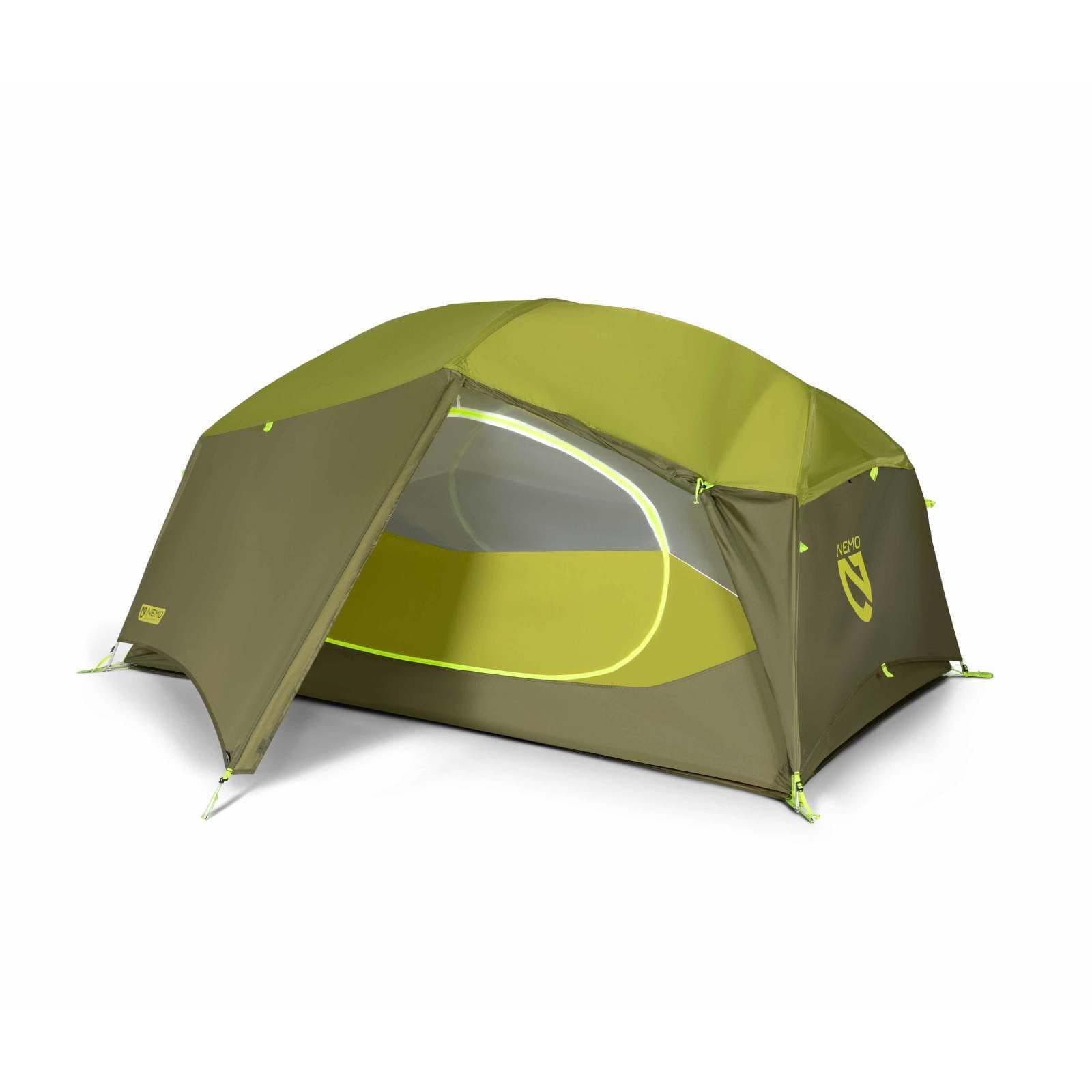 NEMO Aurora 2P Tent (Green Nova) & Footprint