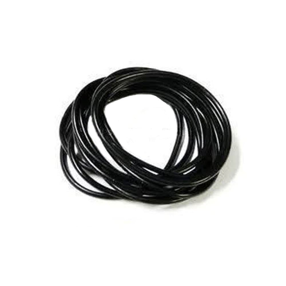 Bracelets Black Rubber Strap x 12, One Size, Rubber, Stone-Free, One Size, Rubber, without stone