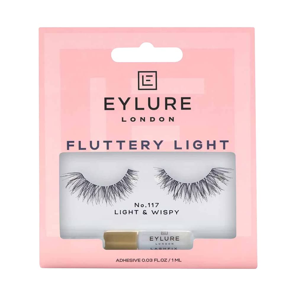 Texture False Lash, Style No. 117, Reusable, Adhesive Included, 1 Pair