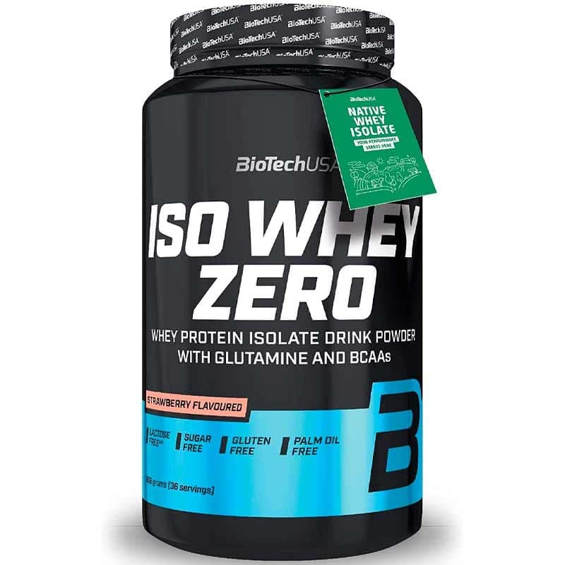 Biotech USA Iso Whey Zero - 908 gr Strawberry