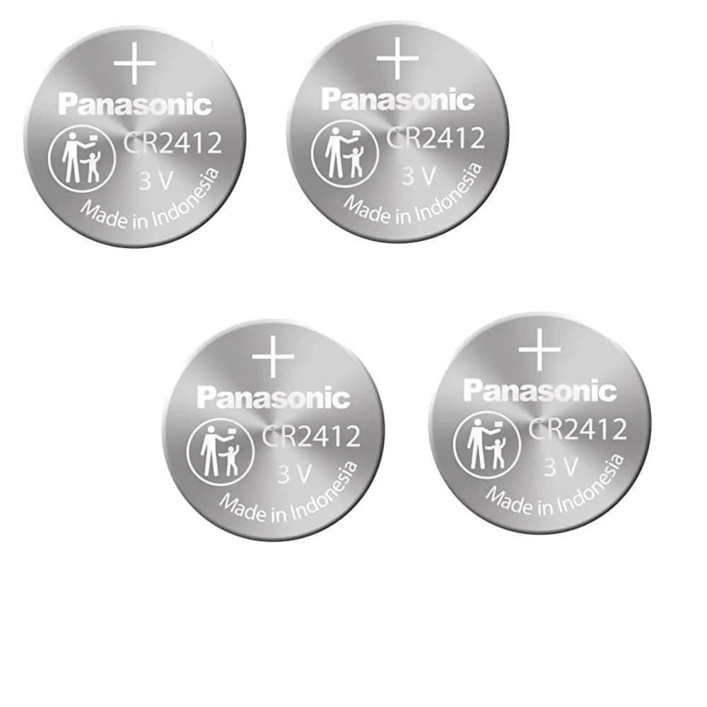 Panasonic CR2412 3V Lithium Battery 1PACK X (4PCS) =4 Single Use Batteries