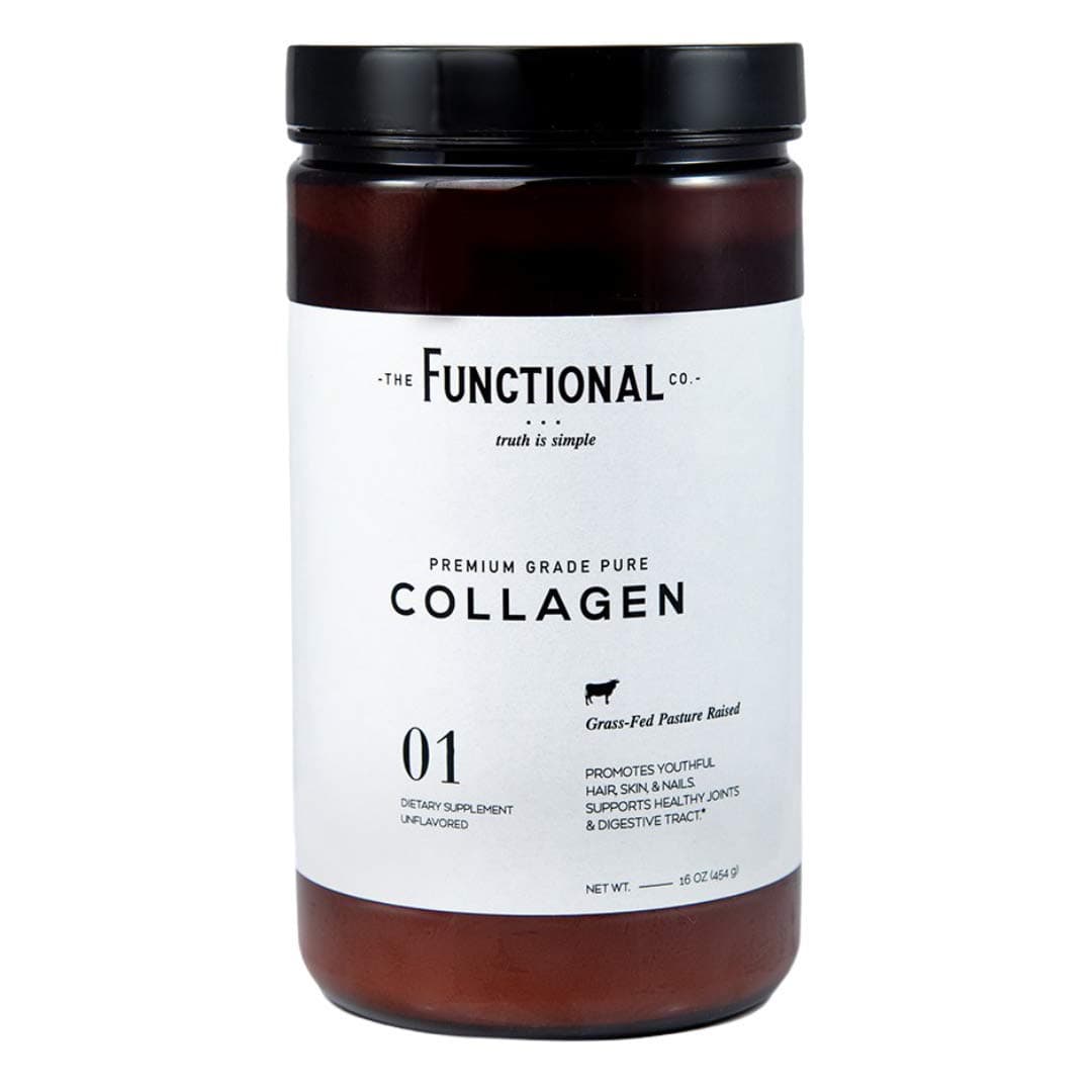 Functional Co. Premium Grade Grass-fed Non-GMO Collagen Peptides Protein Powder (16 oz.) - Unflavored