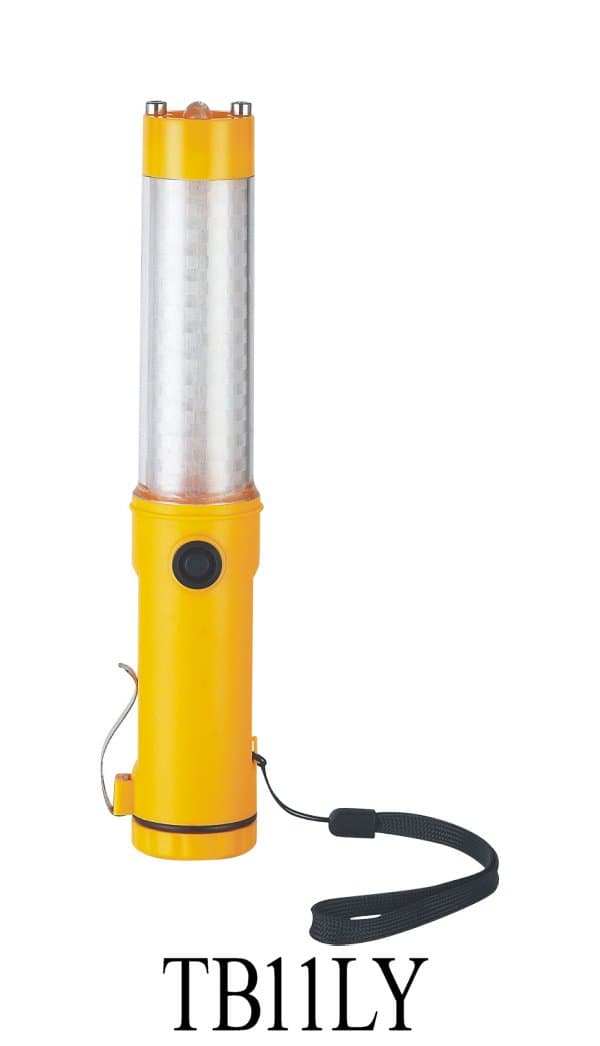 TB11LY AMBER WHITE TRAFFIC SAFETY LED PORTABLE VERSATILE LIGHT + FLASHLIGHT + POINTER