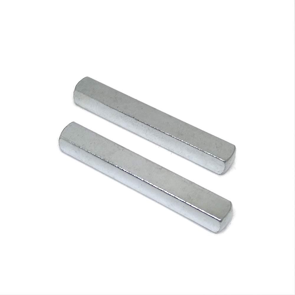 2pieces 7.9 mm Square x 60 mm Door Handle Steel Spindle Bar for Recessed Cup Ring Flush Electric Box Handles Lock Knob